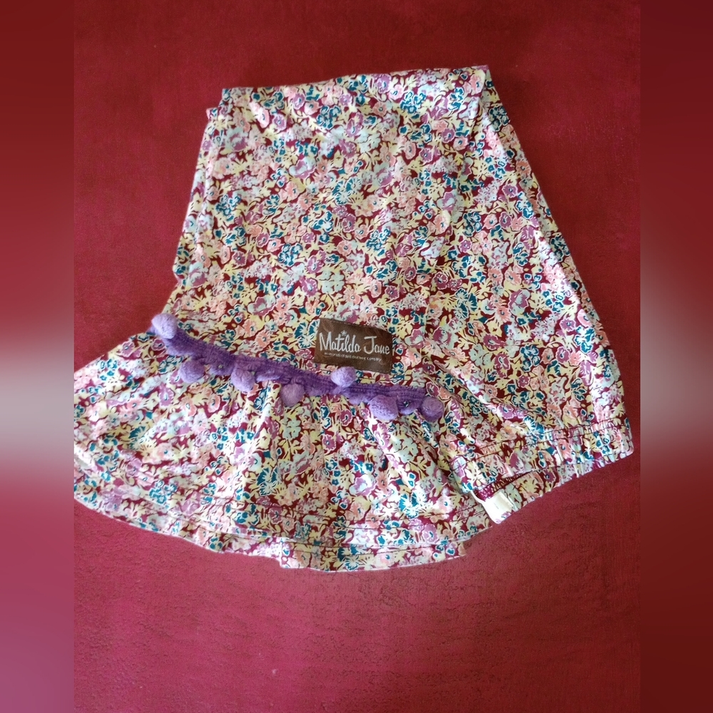 Matilda Jane floral ruffle pants